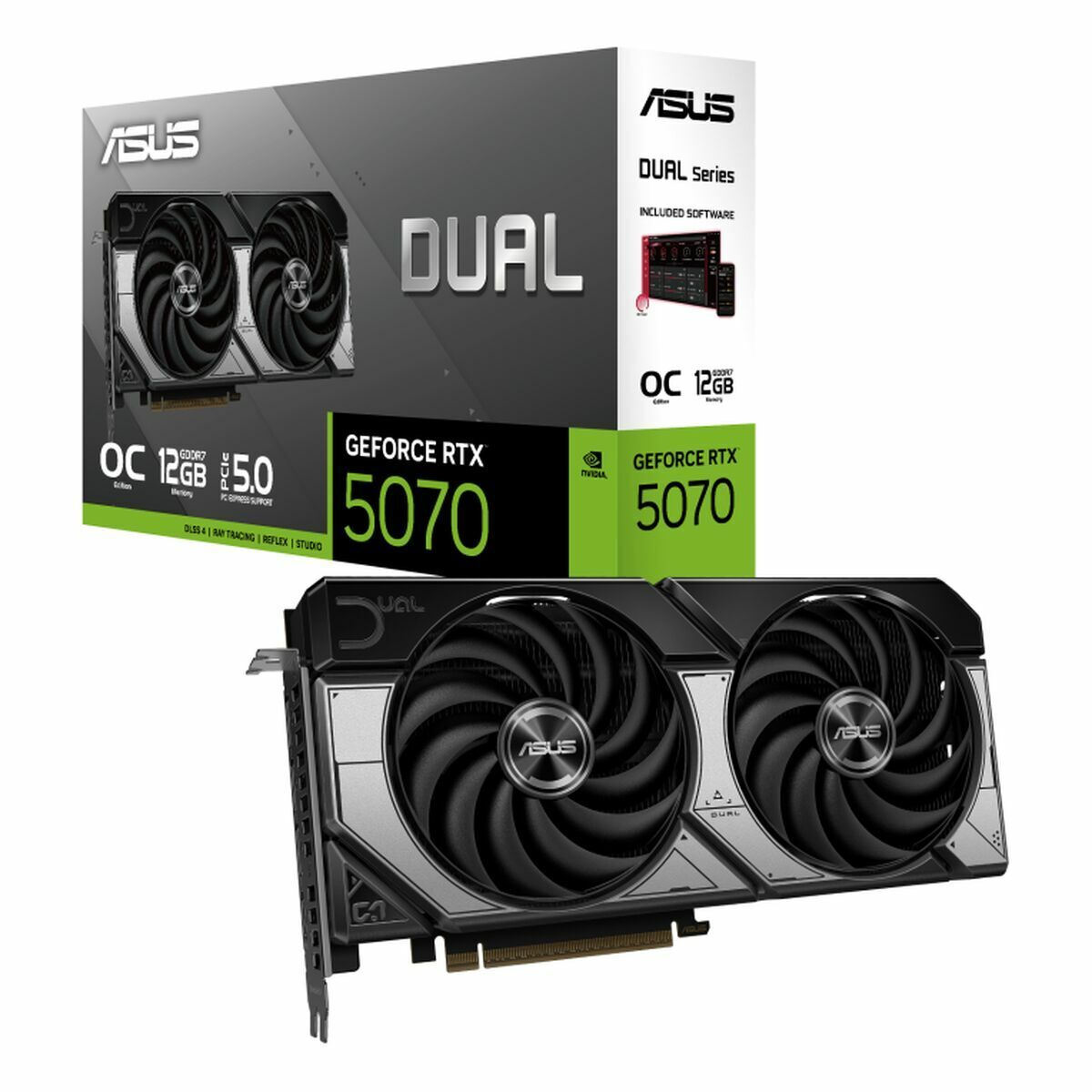 Placă Grafică Asus 90YV0M17-M0NA00 nvidia geforce rtx 5070 12 GB GDDR6 GDDR7