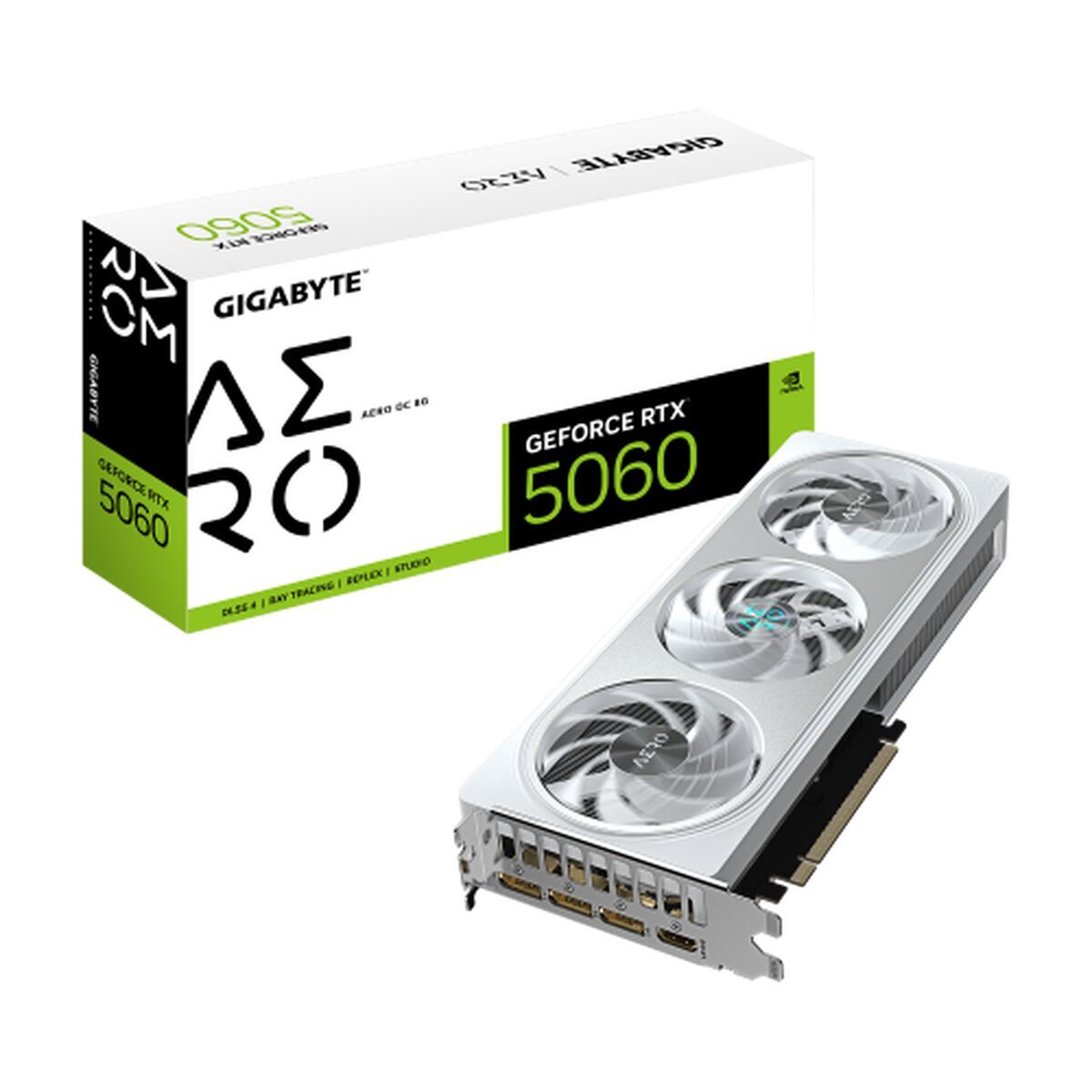 Placă Grafică Gigabyte GV-N5060AERO OC-8GD GEFORCE RTX 5060 8 GB GDDR7
