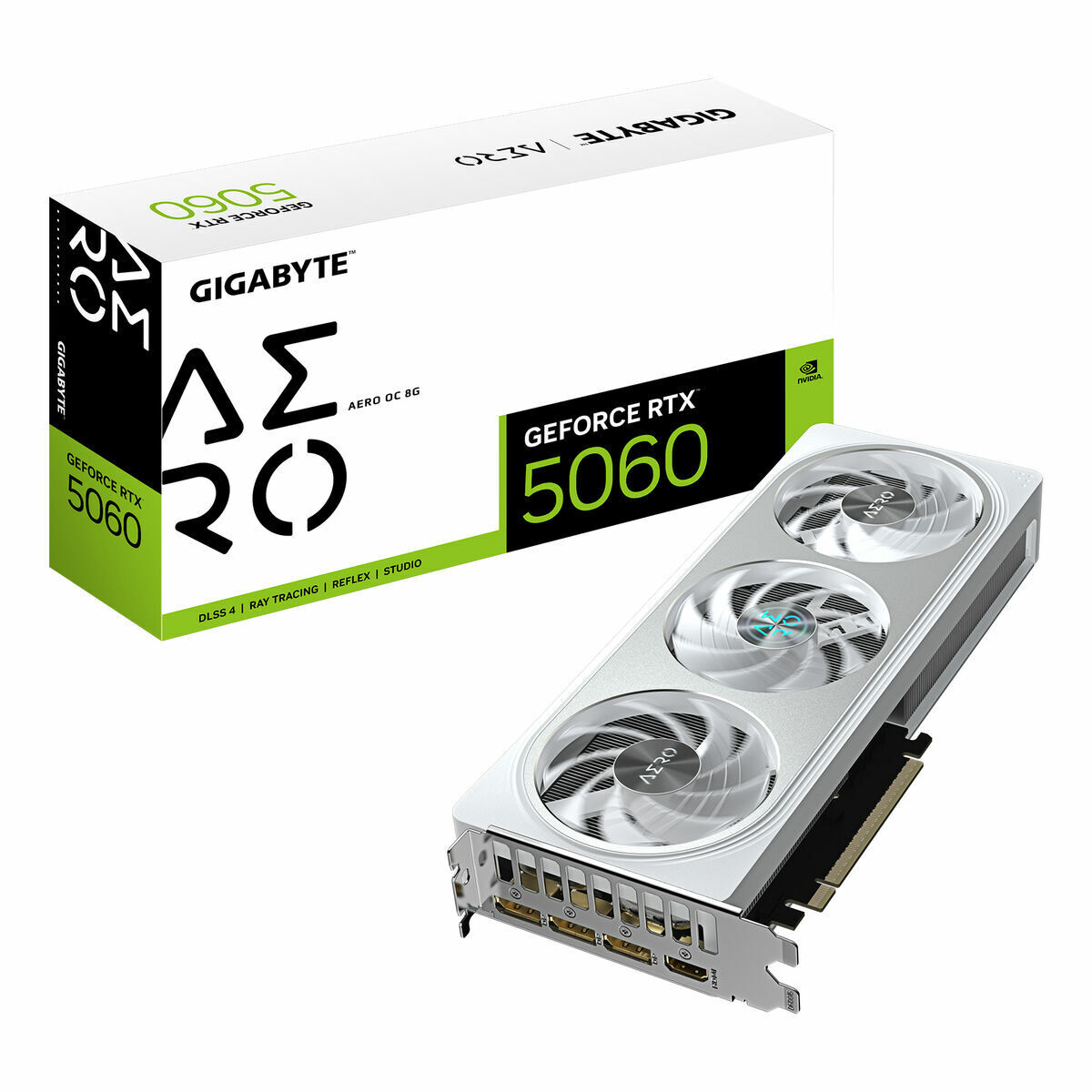 Placă Grafică Gigabyte GV-N5060AERO OC-8GD GEFORCE RTX 5060 8 GB GDDR7