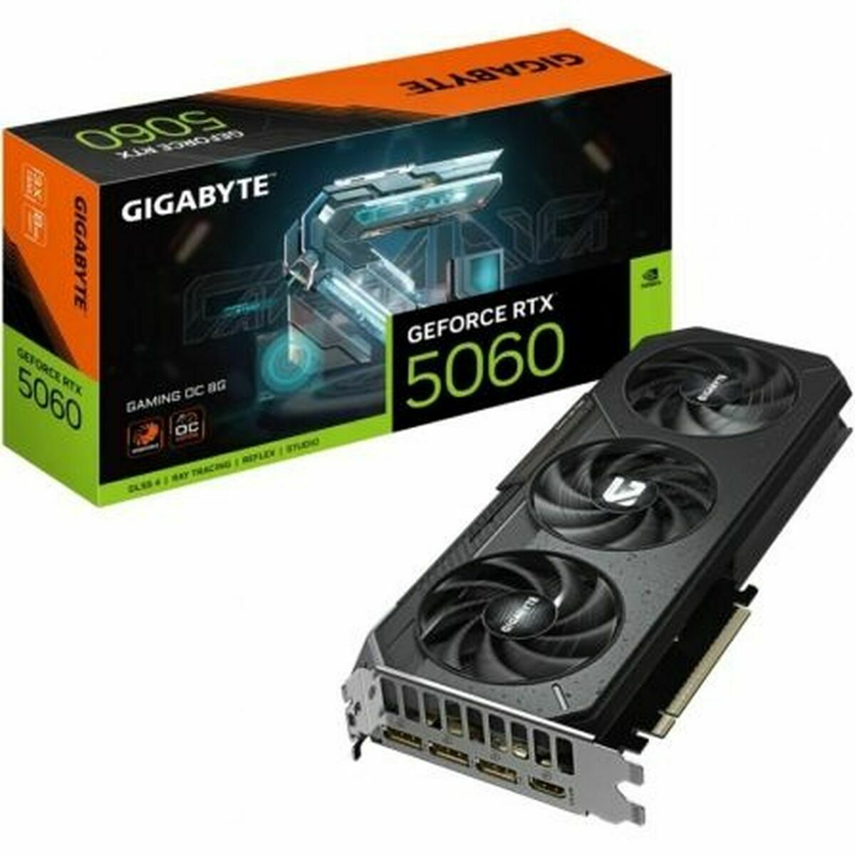 Placă Grafică Gigabyte 9VN5060GO-00-G10 GEFORCE RTX 5060 8 GB GDDR7