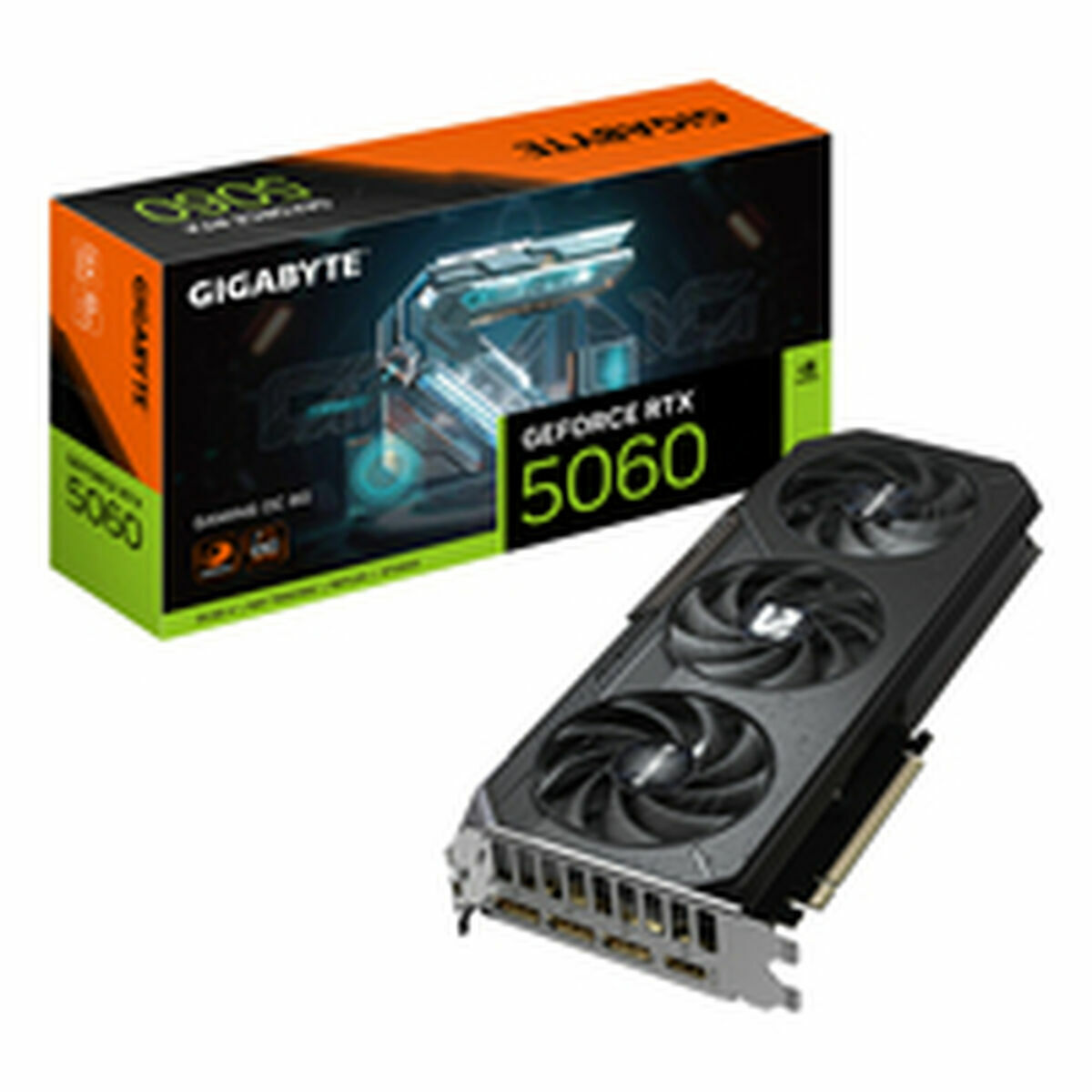 Placă Grafică Gigabyte 9VN5060GO-00-G10 GEFORCE RTX 5060 8 GB GDDR7