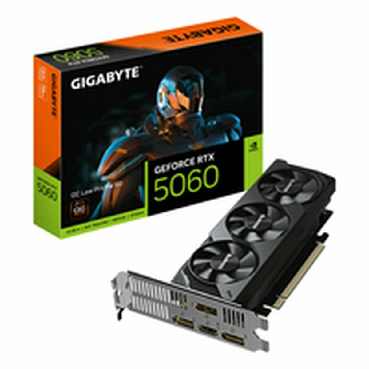 Placă Grafică Gigabyte GeForce RTX 5060 OC Low Profile 8G GEFORCE RTX 5060 8 GB GDDR7