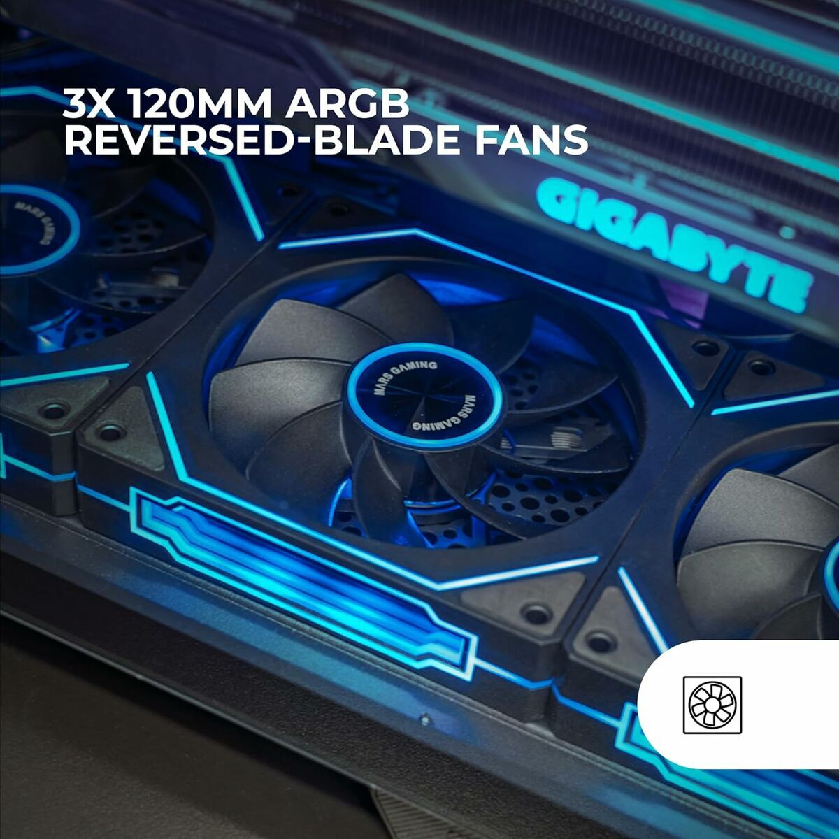 Ventilator CPU Mars Gaming MF-LINKFINITYKIT2R Ø 12 cm
