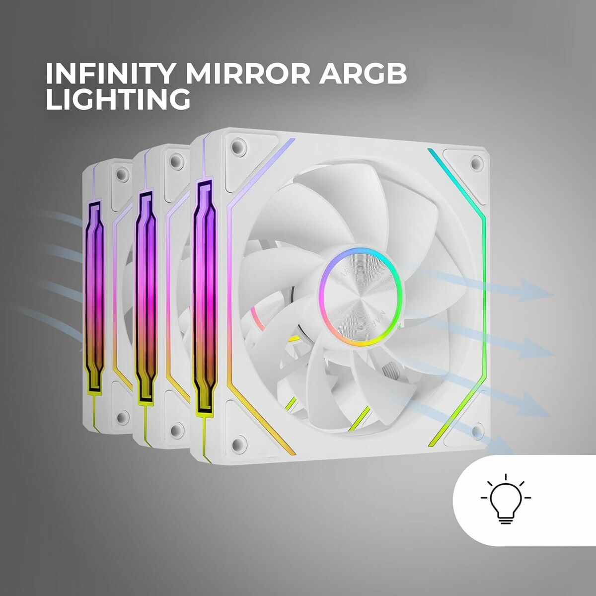 Ventilator CPU Mars Gaming MF-LINKFINITYKIT2R Ø 12 cm