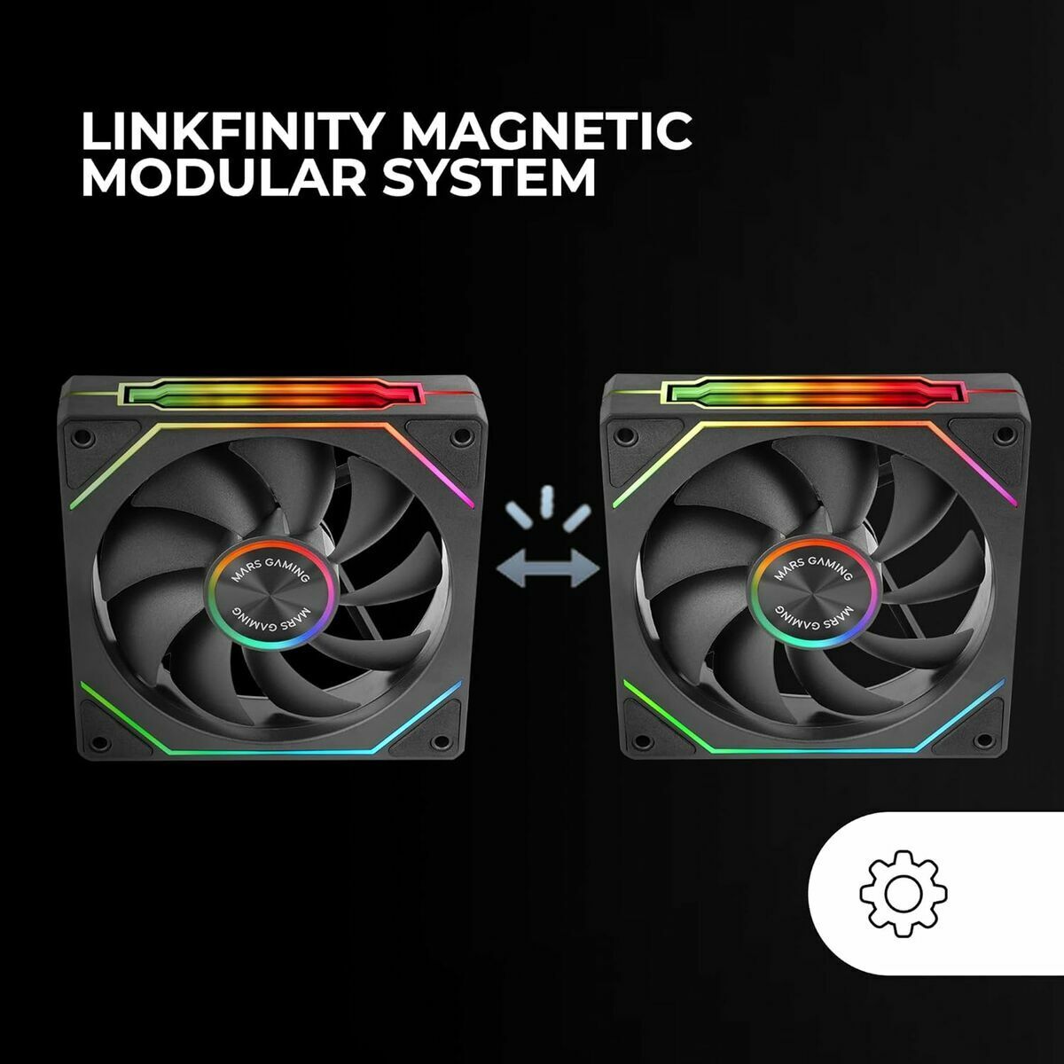 Ventilator de Unitate Mars Gaming MF-LINKFINITYKIT2 Ø 12 cm