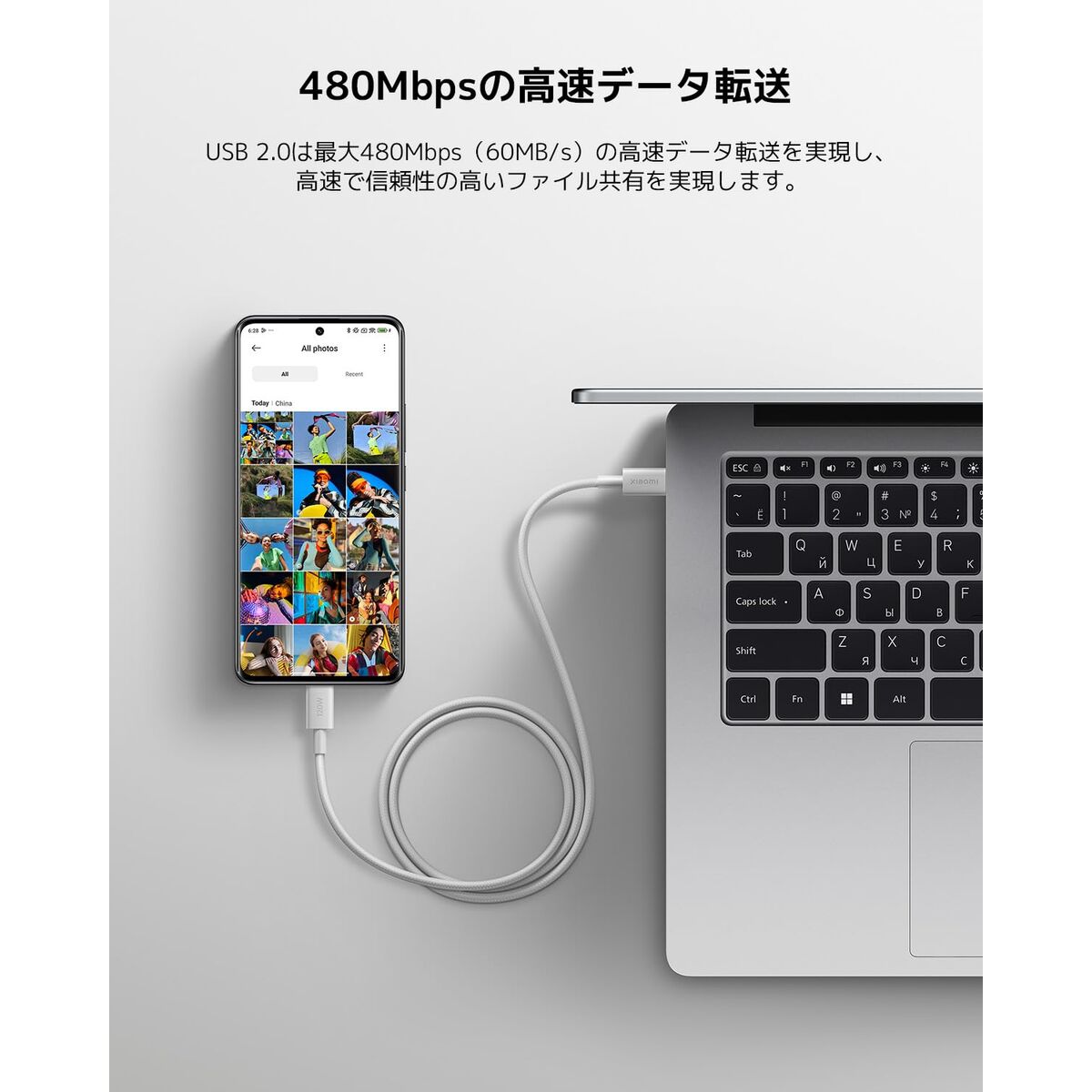Cablu USB-C la USB-C Xiaomi BHR087KGL 1 m