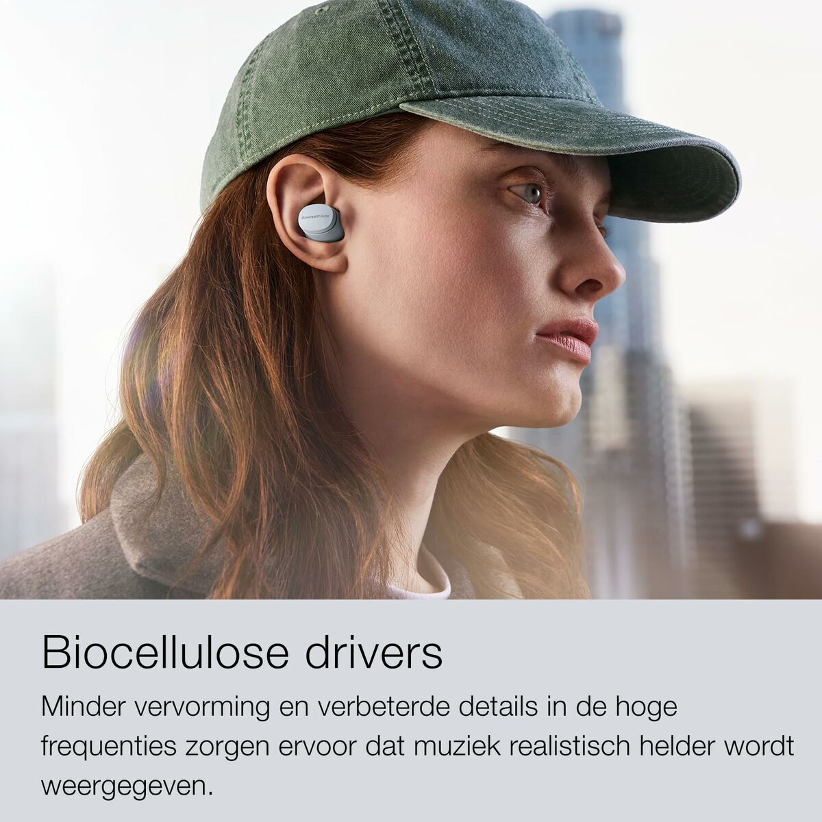 Căști Bowers & Wilkins Pi6 Verde
