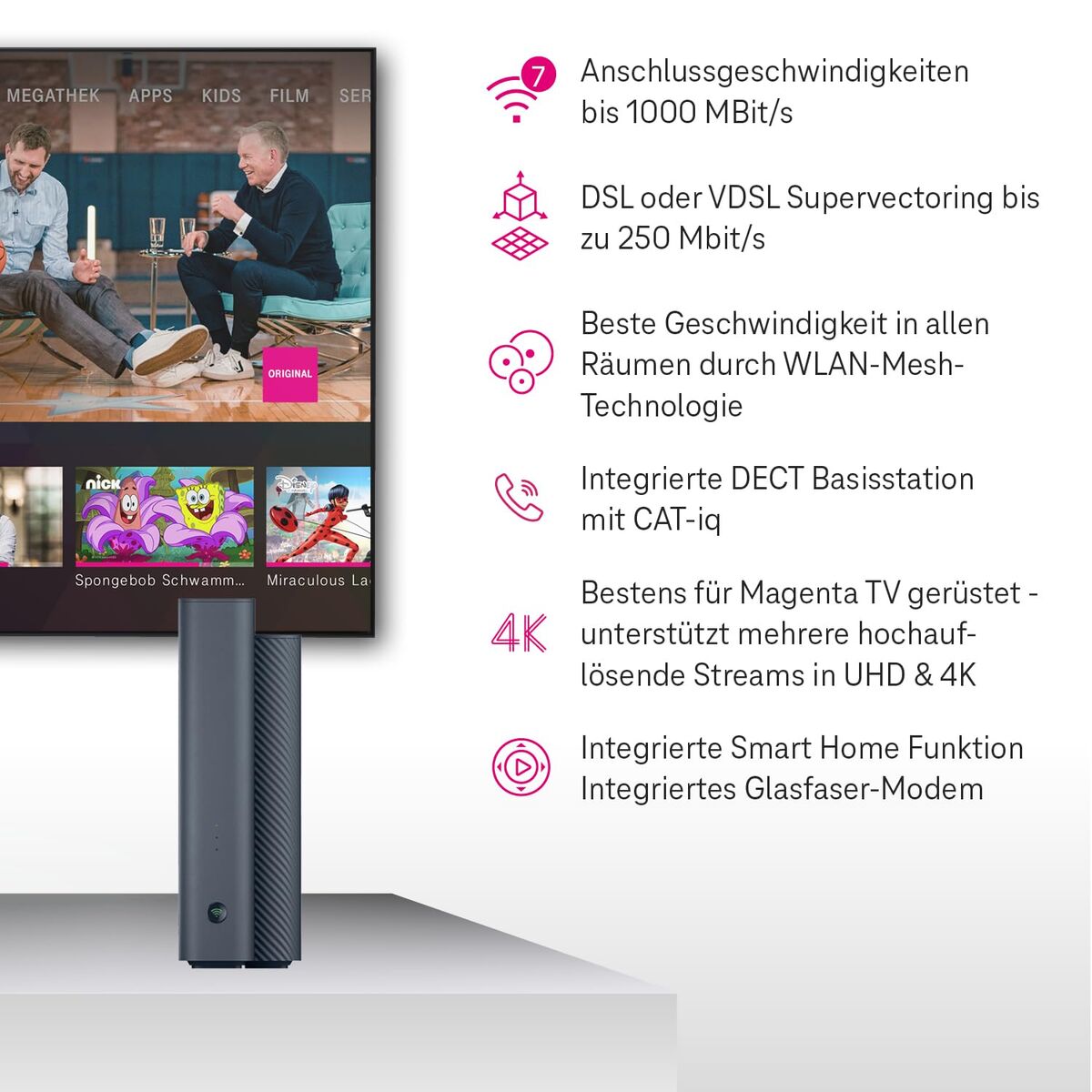Router Telekom Albastru închis