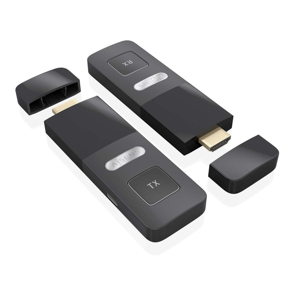 Adaptor HDMI Aisens ASWL-H2K30M001-BK Negru