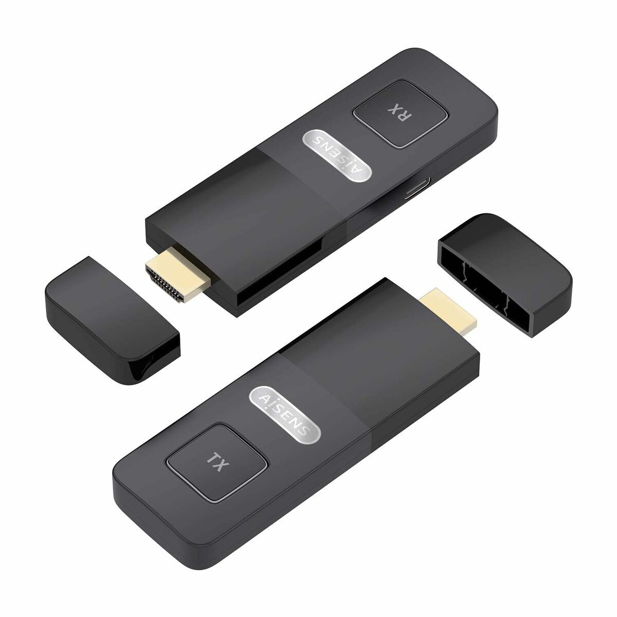 Adaptor HDMI Aisens ASWL-H2K30M001-BK Negru