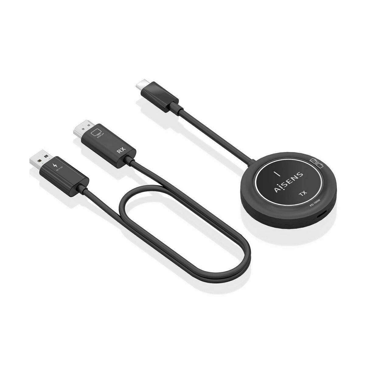 Cablu HDMI Aisens ASWL-H2KC30M004-BK Negru