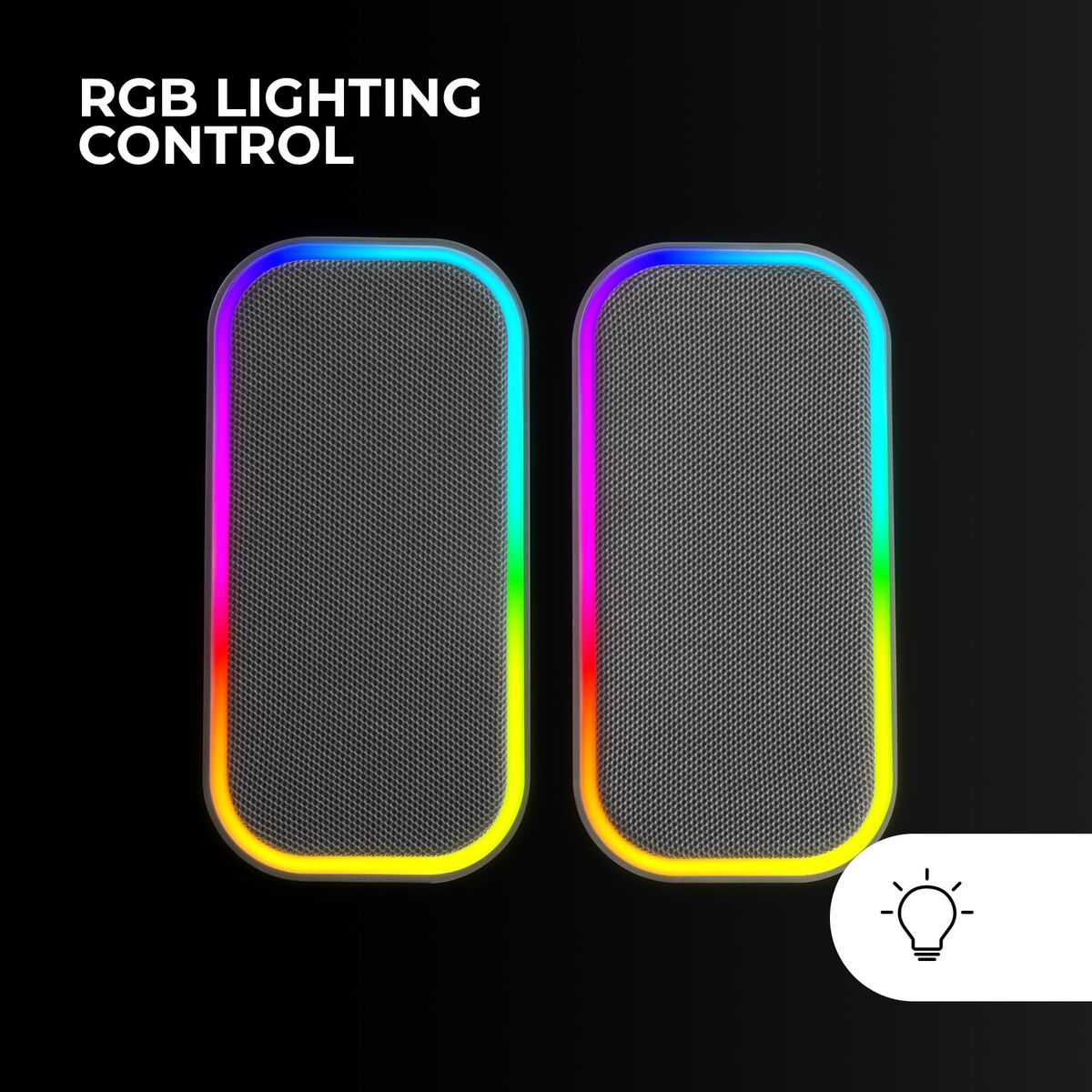 Difuzoare PC Mars Gaming MSOM Negru 20 W