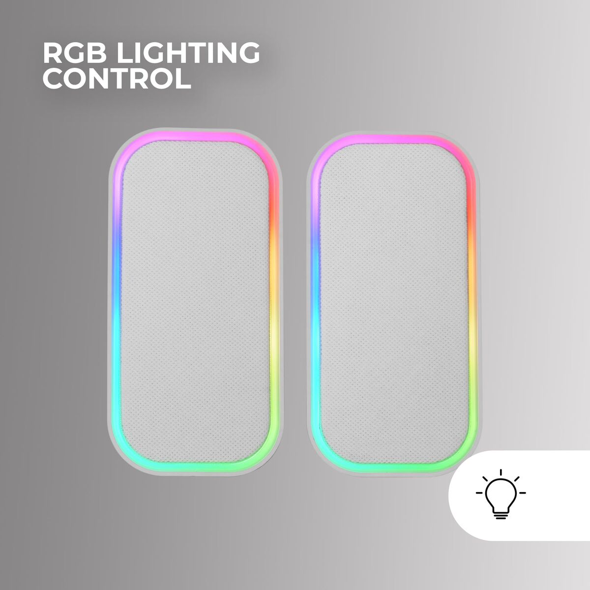 Difuzoare PC Mars Gaming MS-OM Alb 20 W 4 W