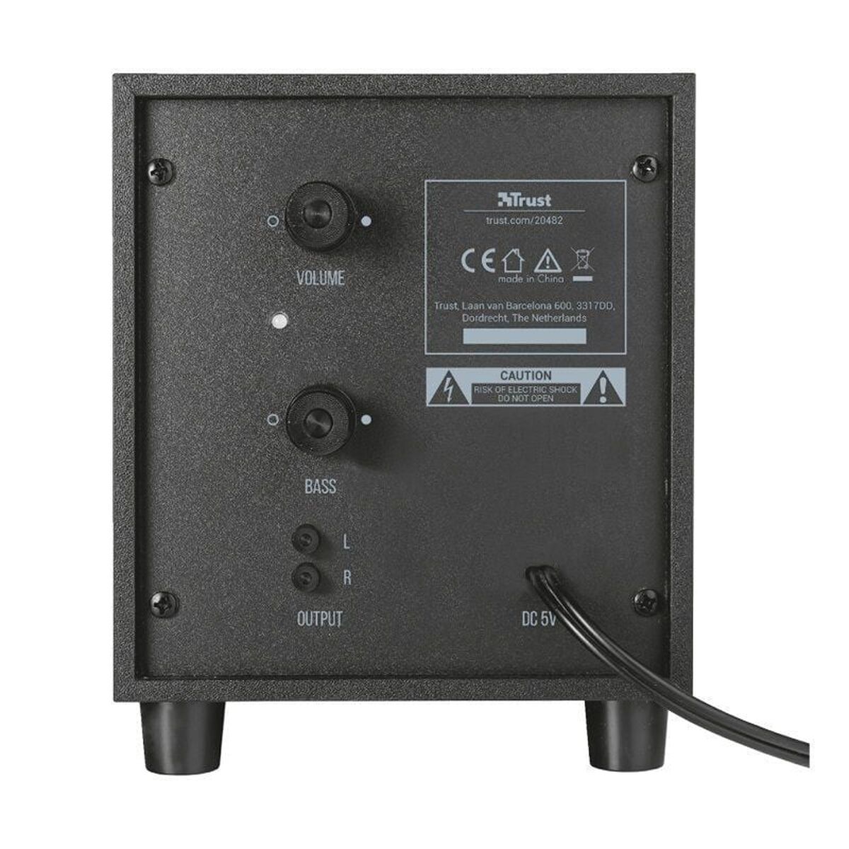 Difuzoare PC Trust Avora 2.1 Negru