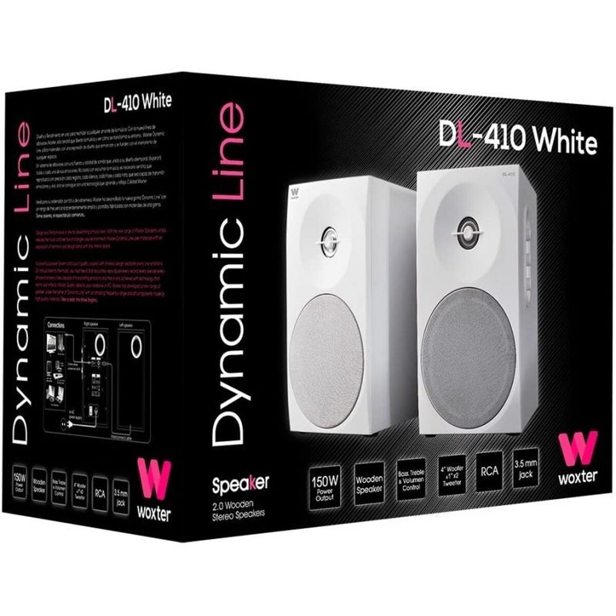 Difuzoare PC Woxter DL-410 Alb 150 W