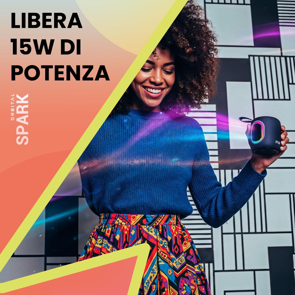 Difuzoare SPC 4434N SPARK Negru