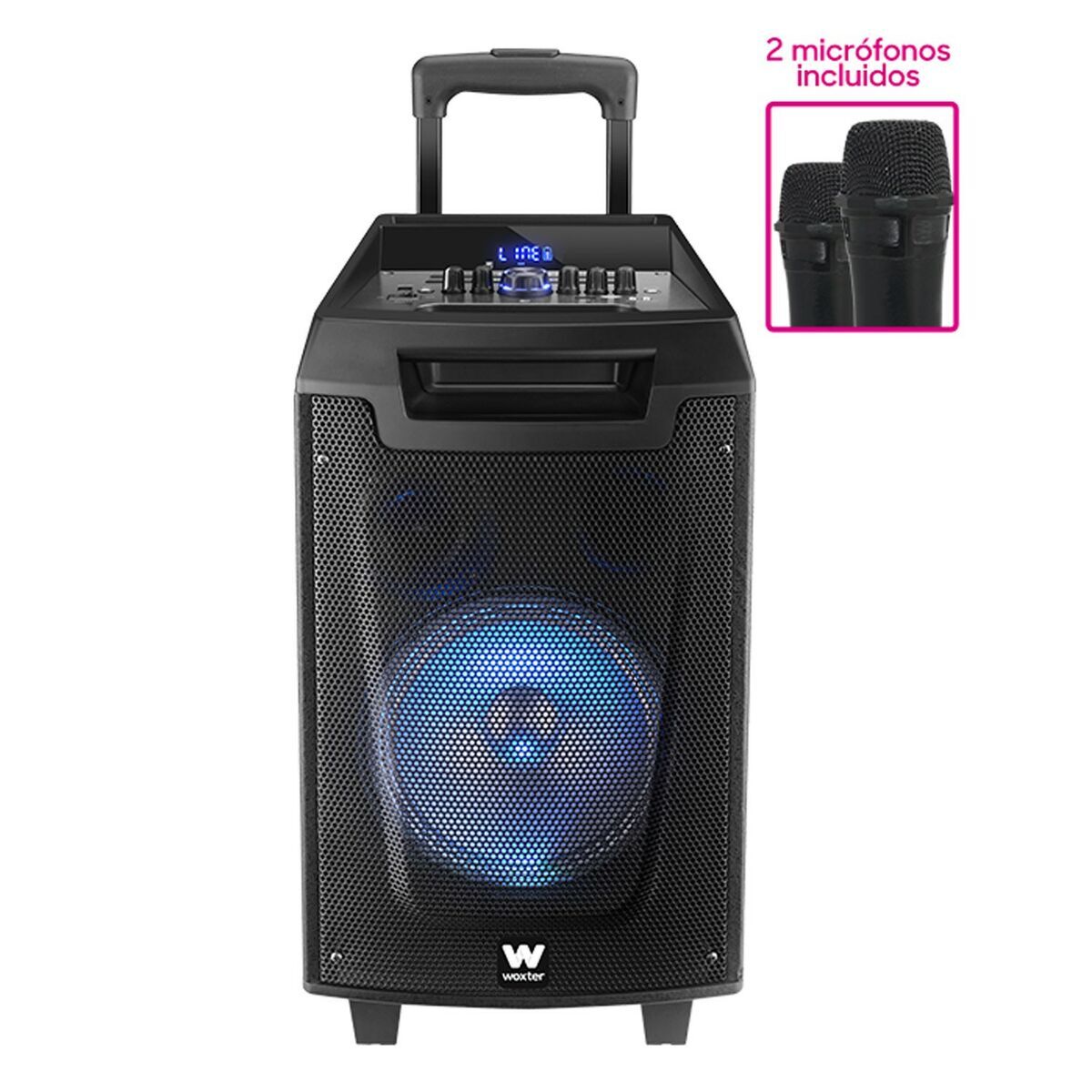 Difuzor Bluetooth Portabil cu Microfon Woxter Rock'n'Roller ST Negru 100 W