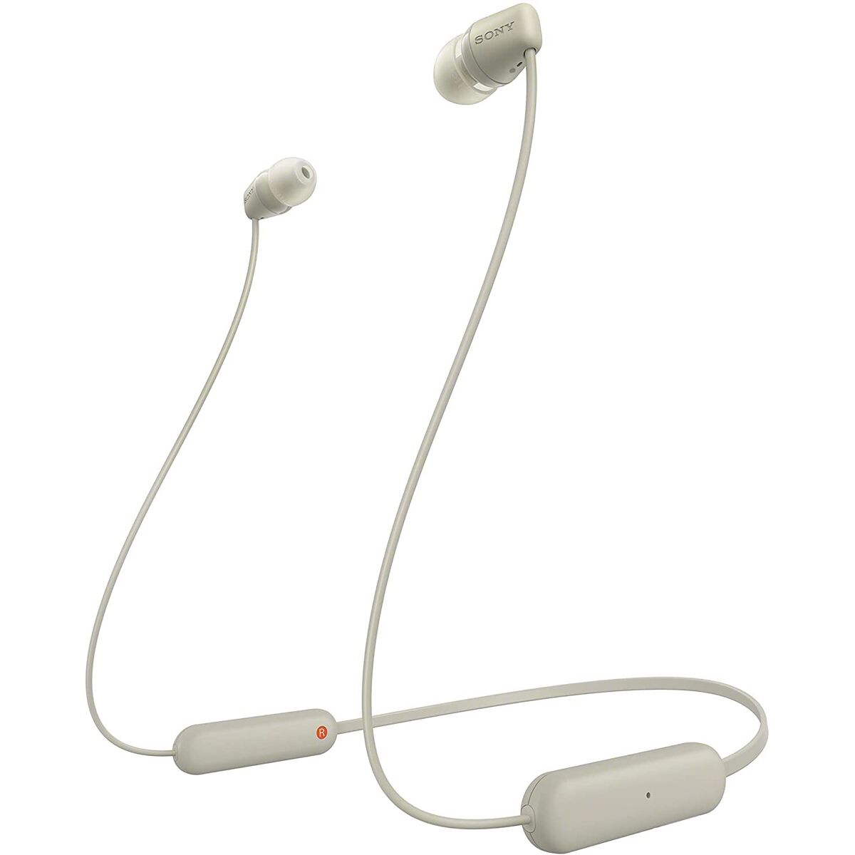 Căști Bluetooth Sony WI-C100 Bej Gri