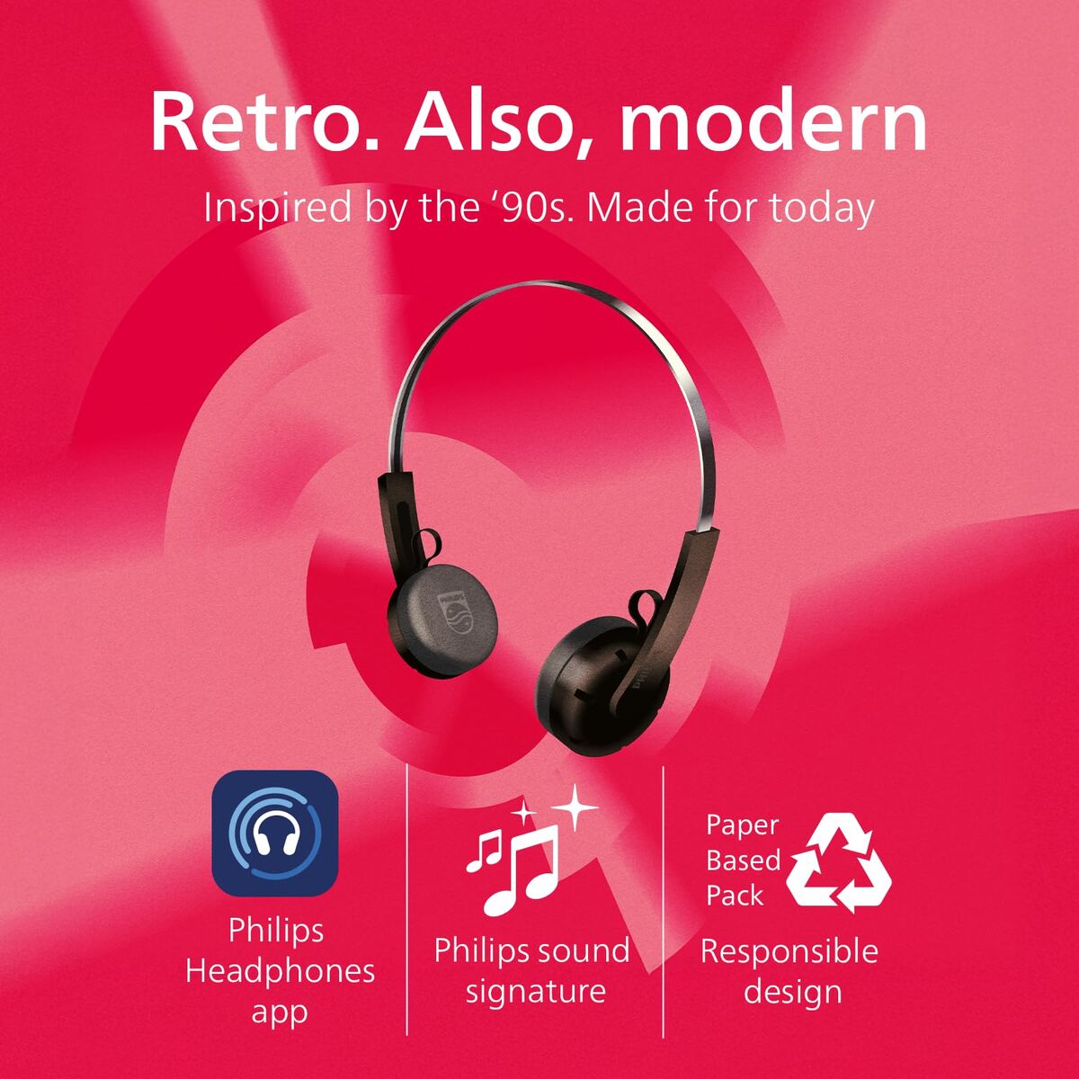 Căști Philips TAH2000BK Negru