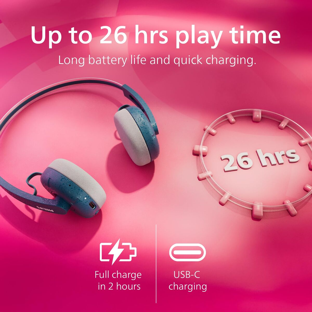 Căști Philips TAH2000TL Turquoise