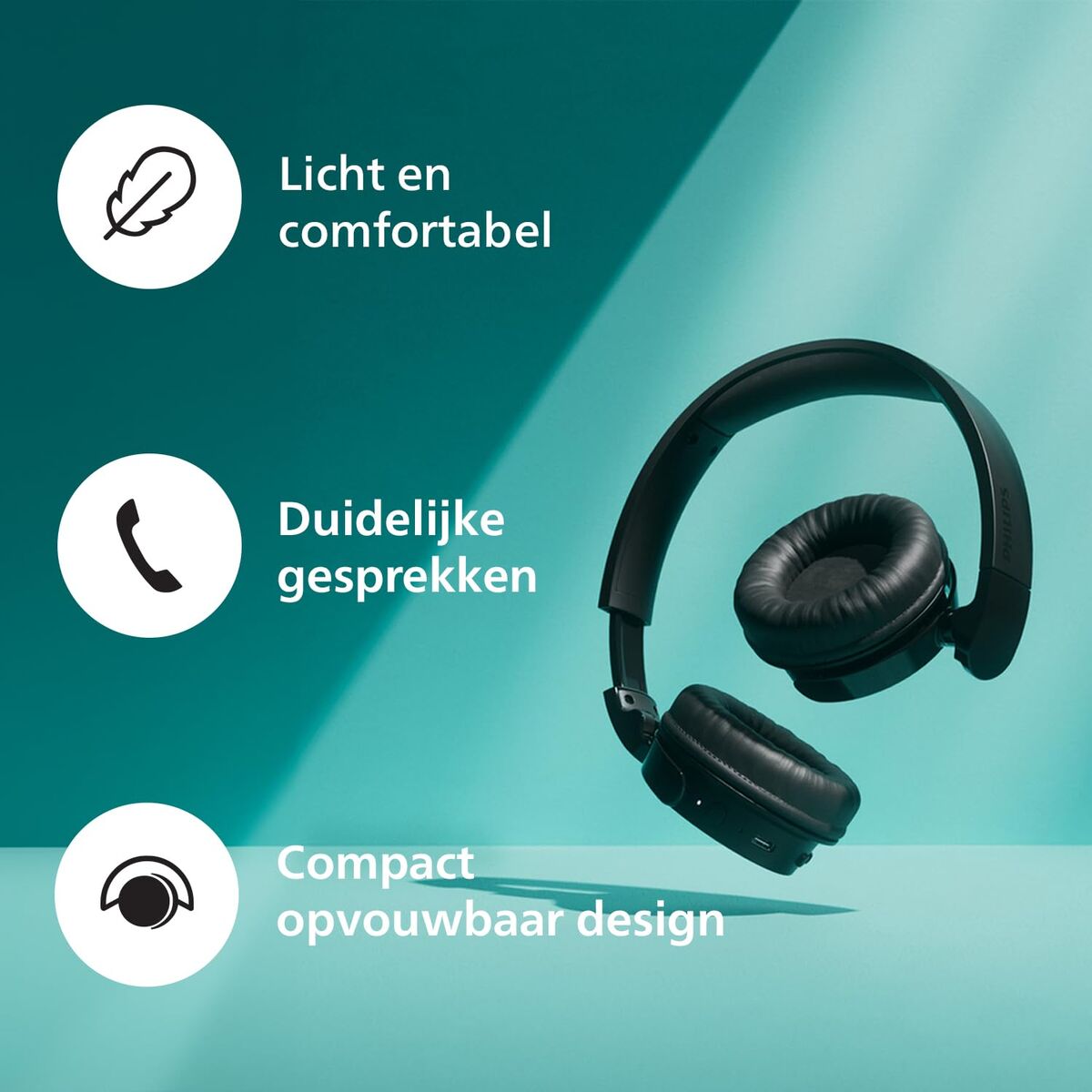 Căști Bluetooth cu Microfon Philips TAH4209BK Negru