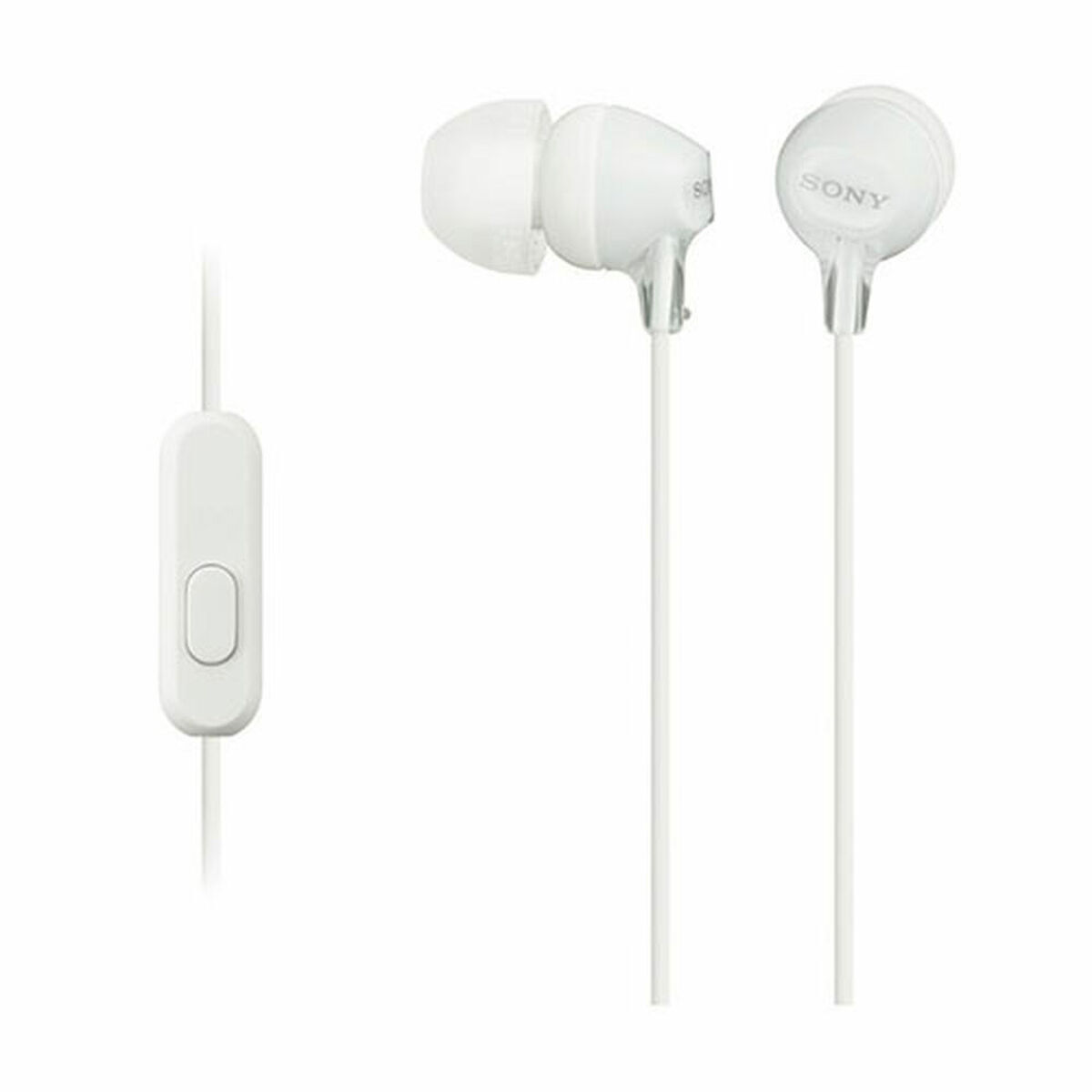 Căști cu Microfon Sony MDR-EX155AP Alb