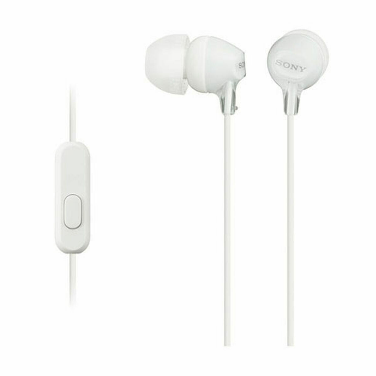 Căști cu Microfon Sony MDR-EX155AP Alb