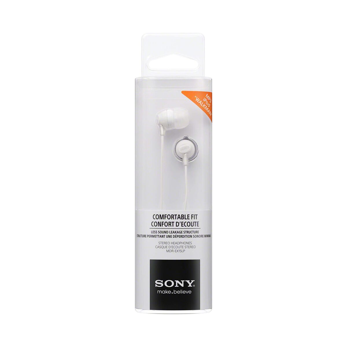 Căști Sony MDR-EX15LP Negru