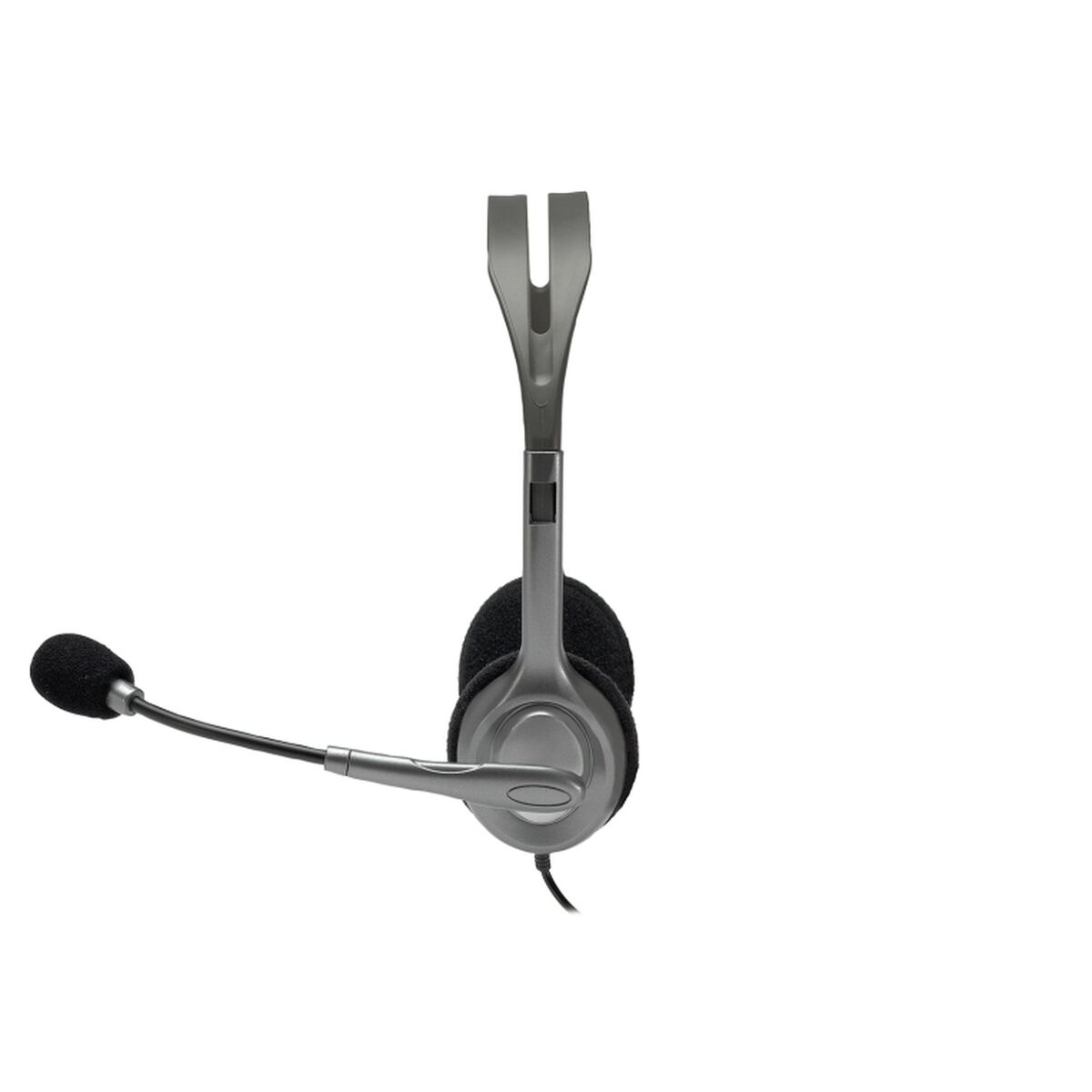 Căști cu Microfon Logitech LGT-H110 Negru Gri