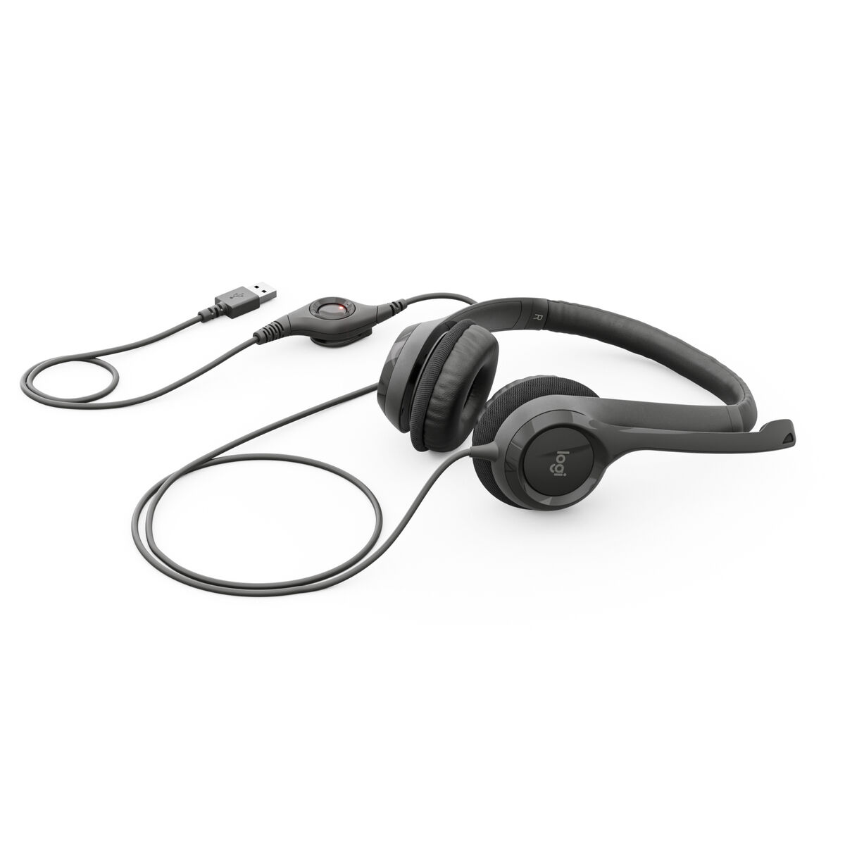Căști cu Microfon Logitech LGT-H390 Negru