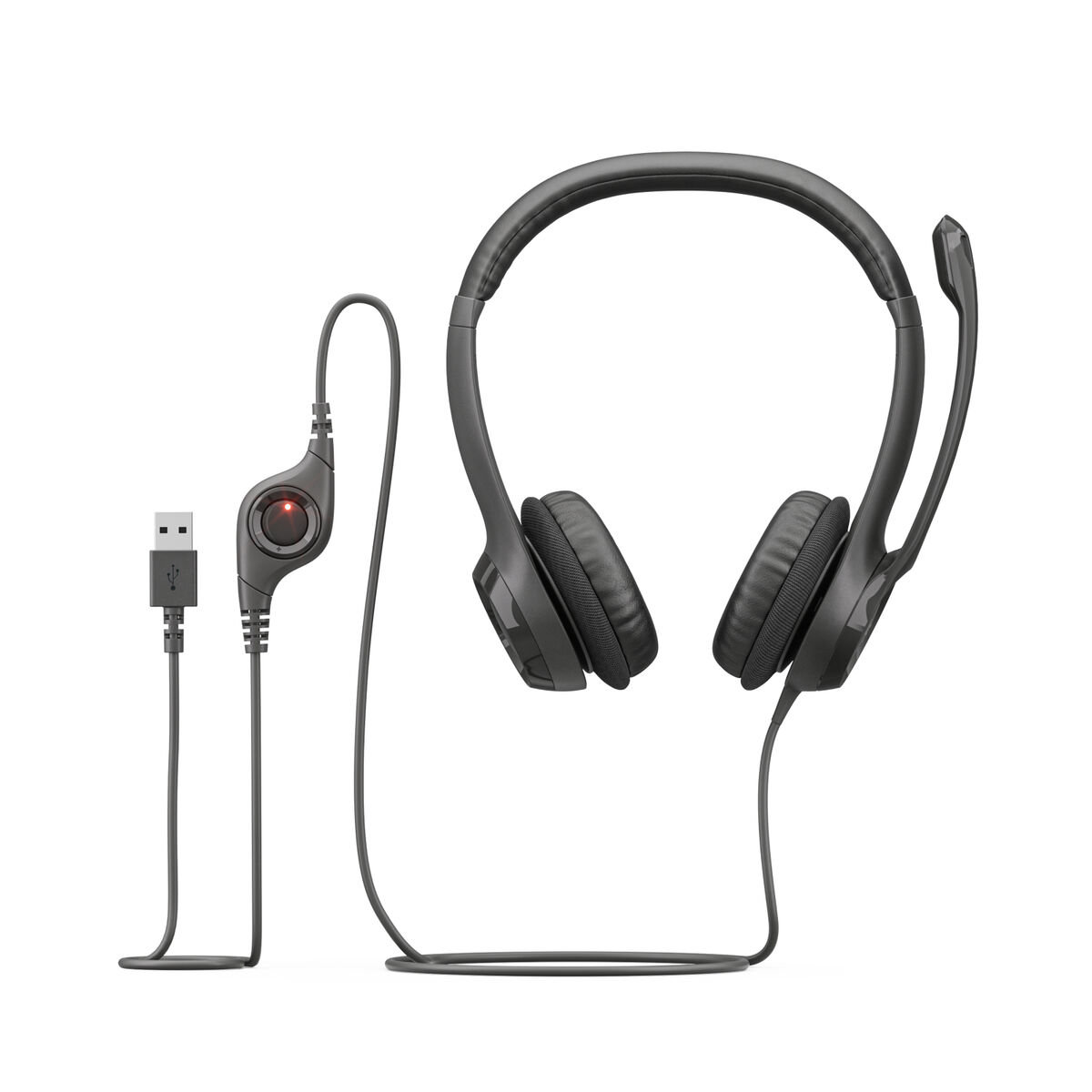 Căști cu Microfon Logitech LGT-H390 Negru