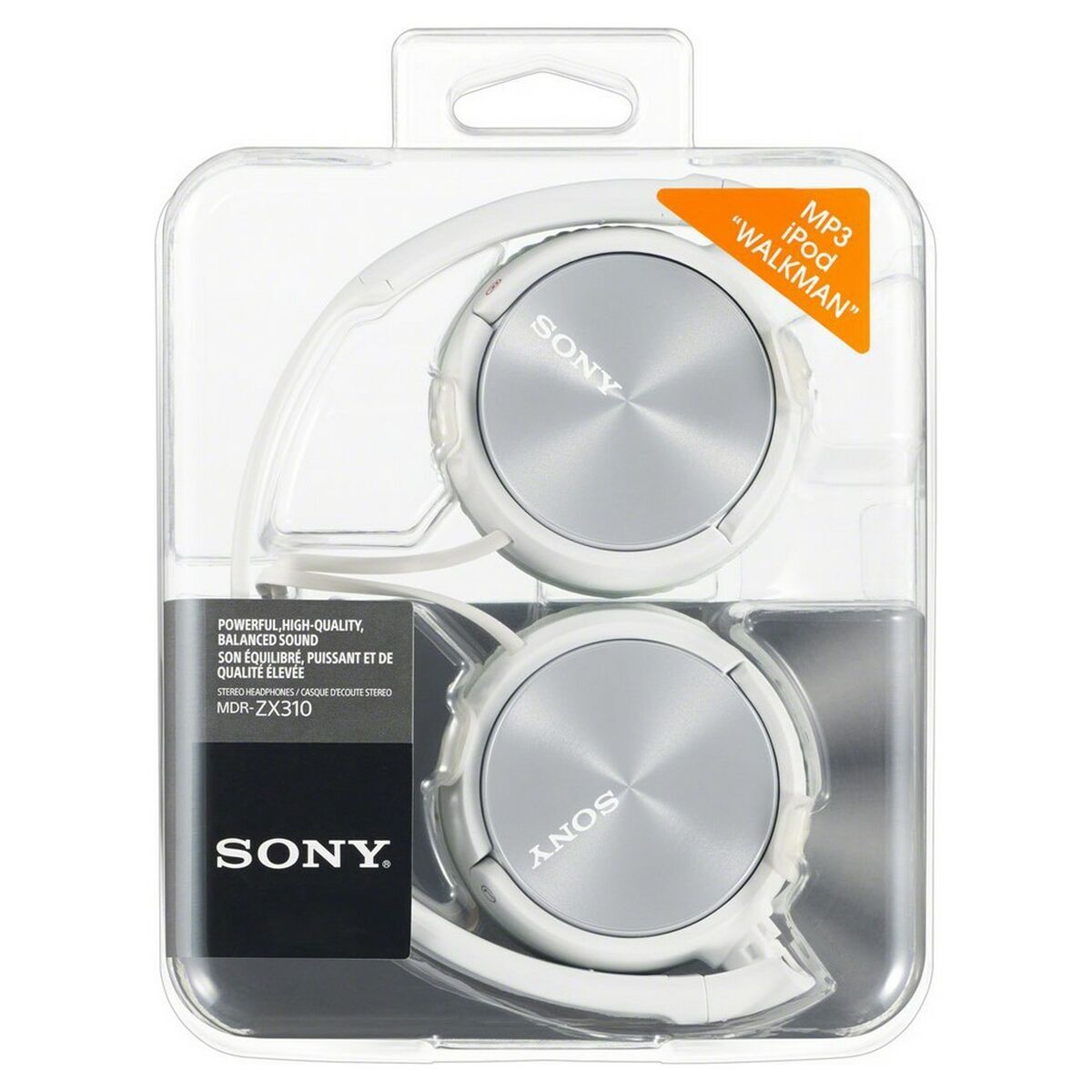 Căști cu Diademă Sony MDR-ZX310AP Alb
