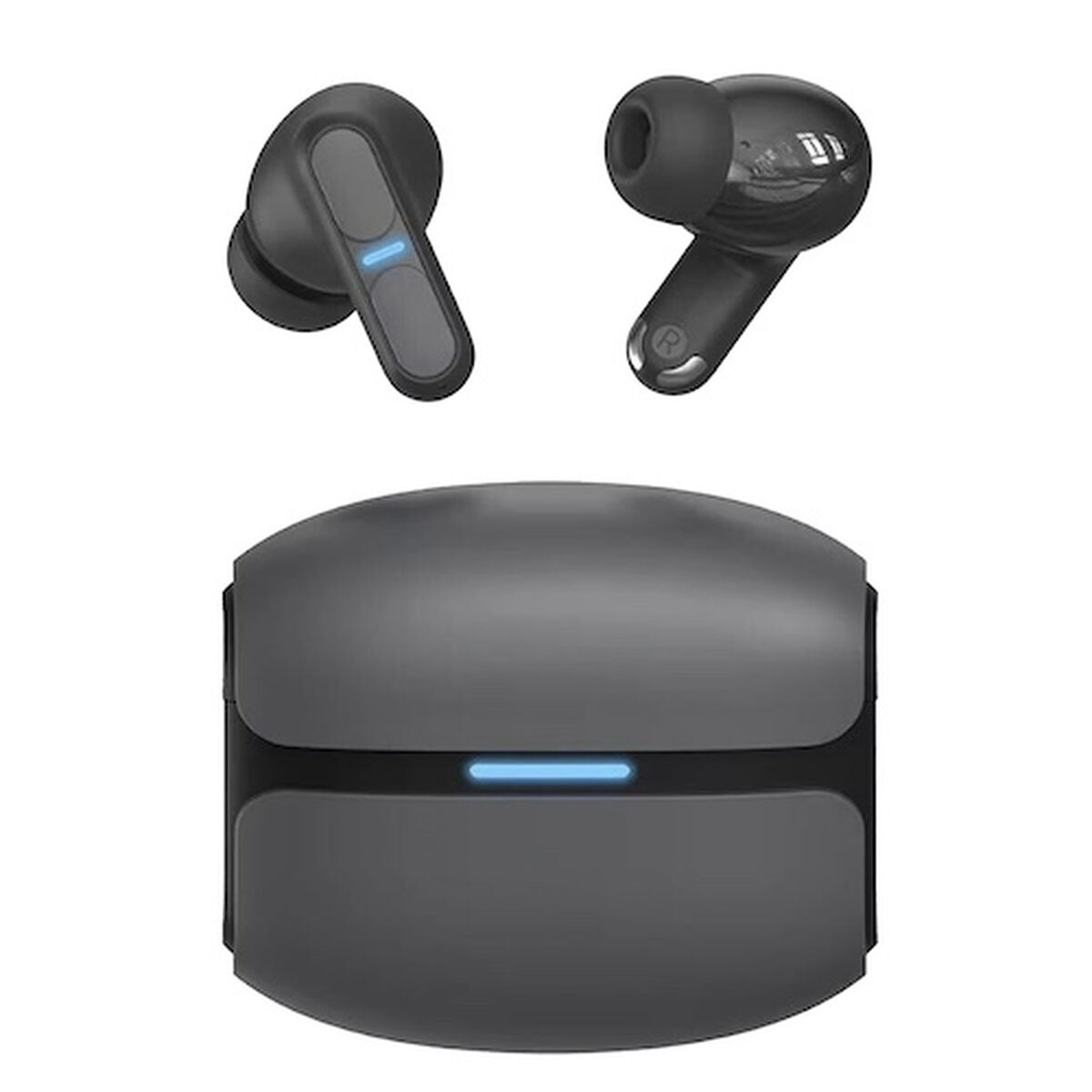 Căști cu buton LEOTEC LETWS02K Negru