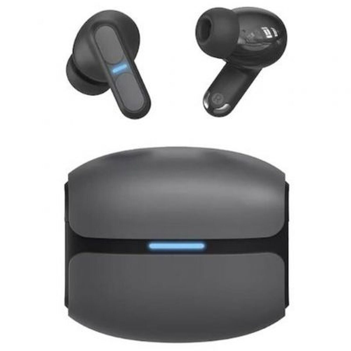 Căști cu buton LEOTEC LETWS02K Negru