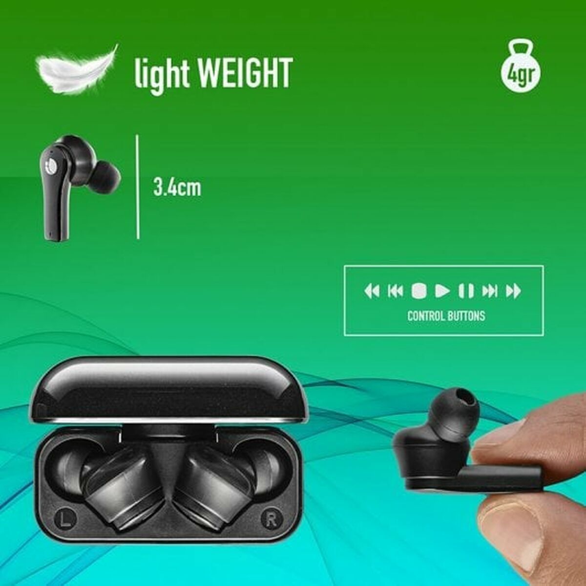 Căști Bluetooth NGS ARTICA BLOOM