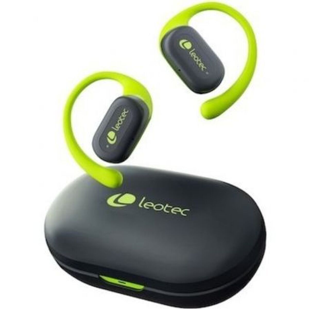 Căști sport cu suport pentru ureche LEOTEC LETWS01G Gri