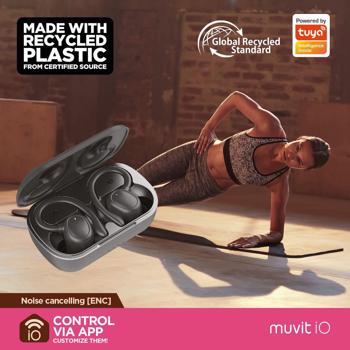 Căști in Ear Bluetooth Muvit iO