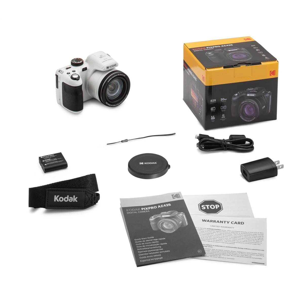 Cameră Digitală Kodak Pixpro AZ425WH Alb 3"