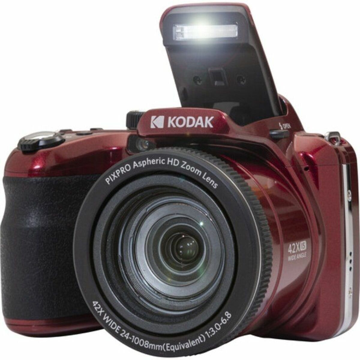 Aparat foto digital pentru copii Kodak AZ425RD Negru Roșu 3"