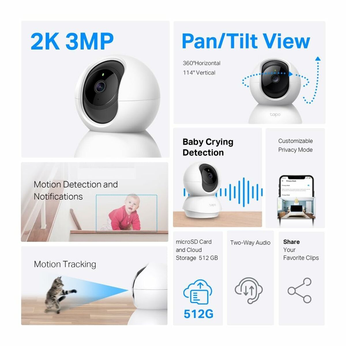 Cameră Video de Supraveghere TP-Link TC71