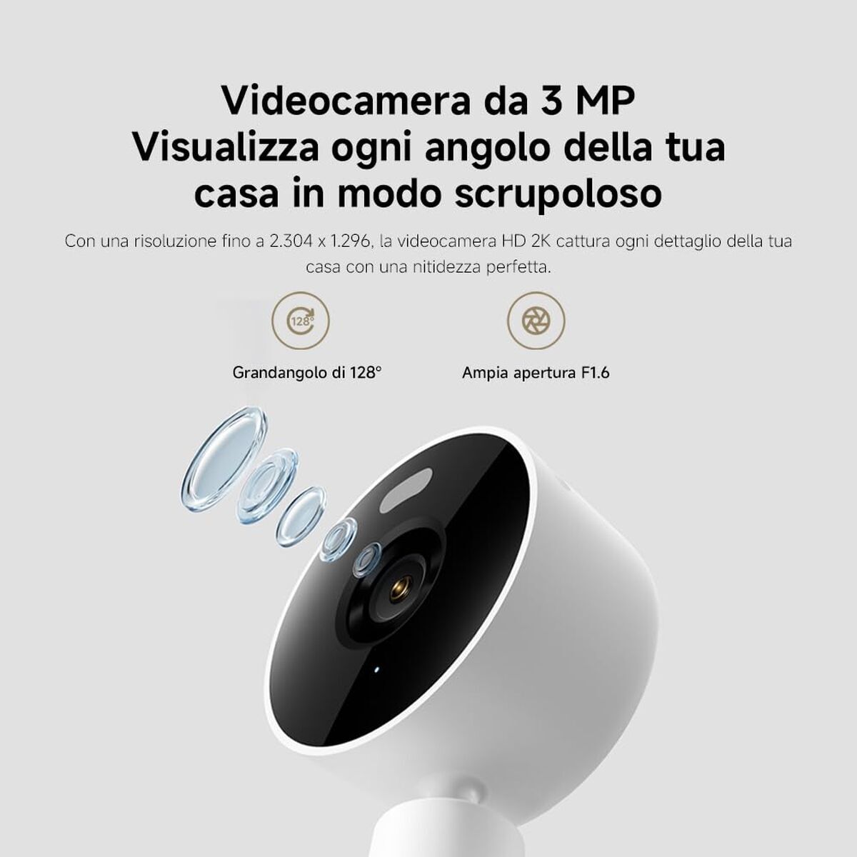 Cameră Video de Supraveghere Xiaomi C100 1080 p