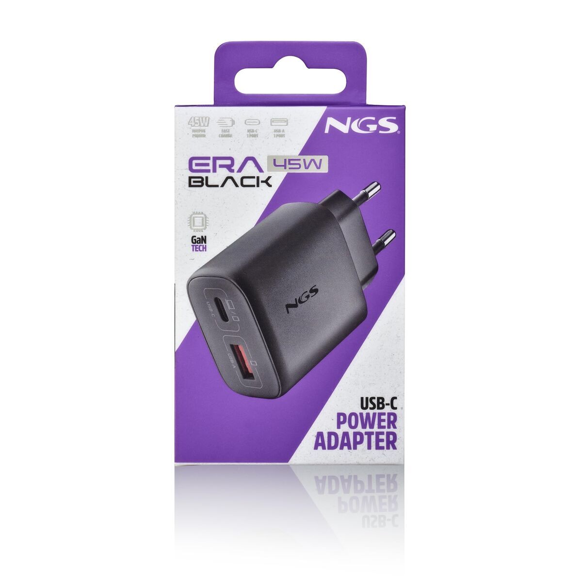Încărcător pentru Laptop NGS ERA45WBLACK 45 W
