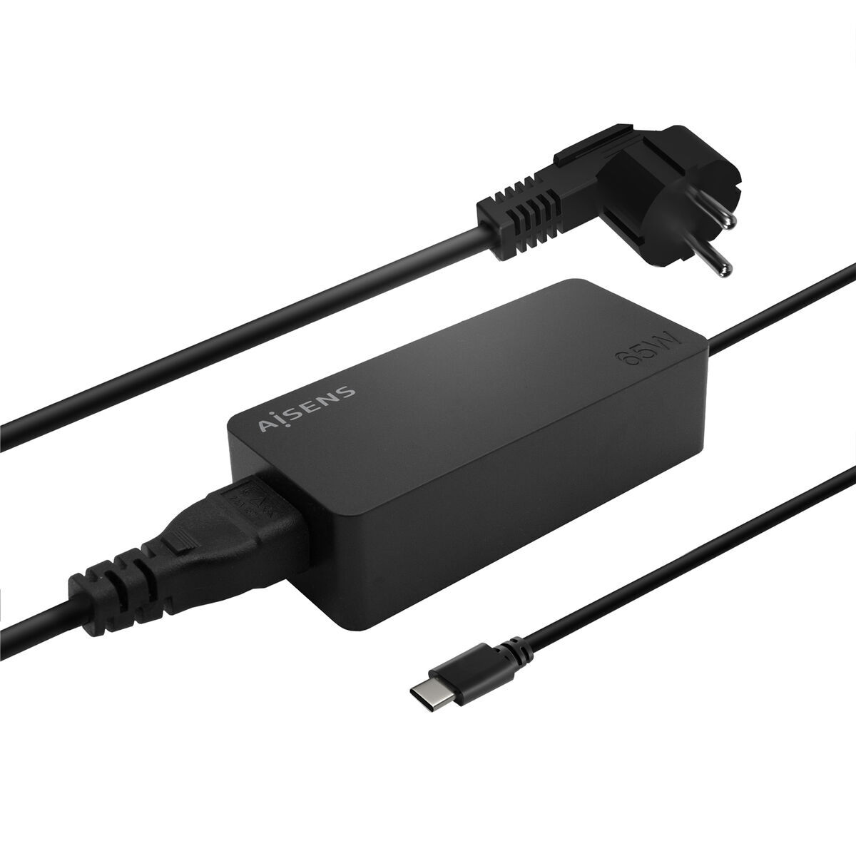 Încărcător de Perete Aisens ASCH-1PD65D-BK Negru 65 W