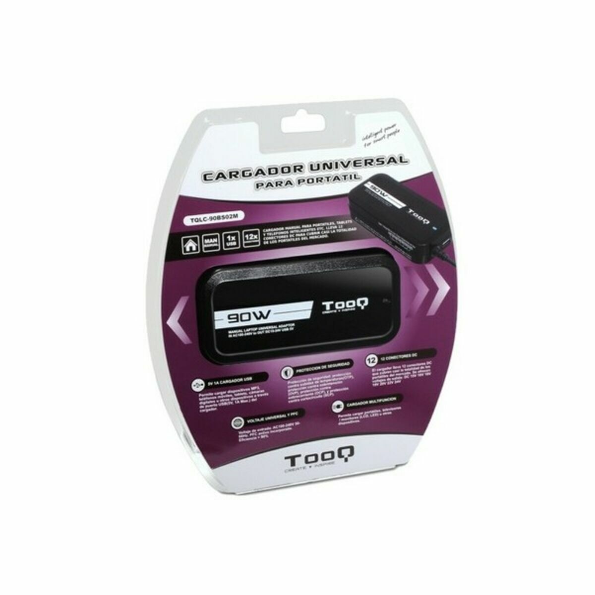 Încărcător pentru Laptop TooQ TQLC-90BS02M 90 W