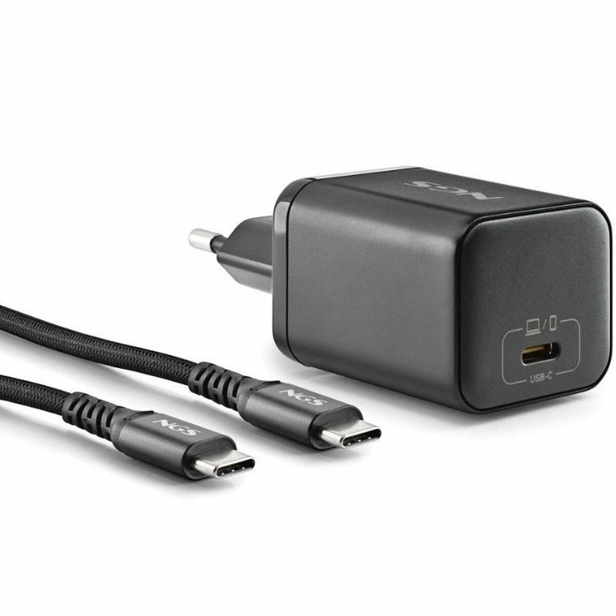 Încărcător de Perete NGS GAN ULTRARAP 65W Negru 1,5 m