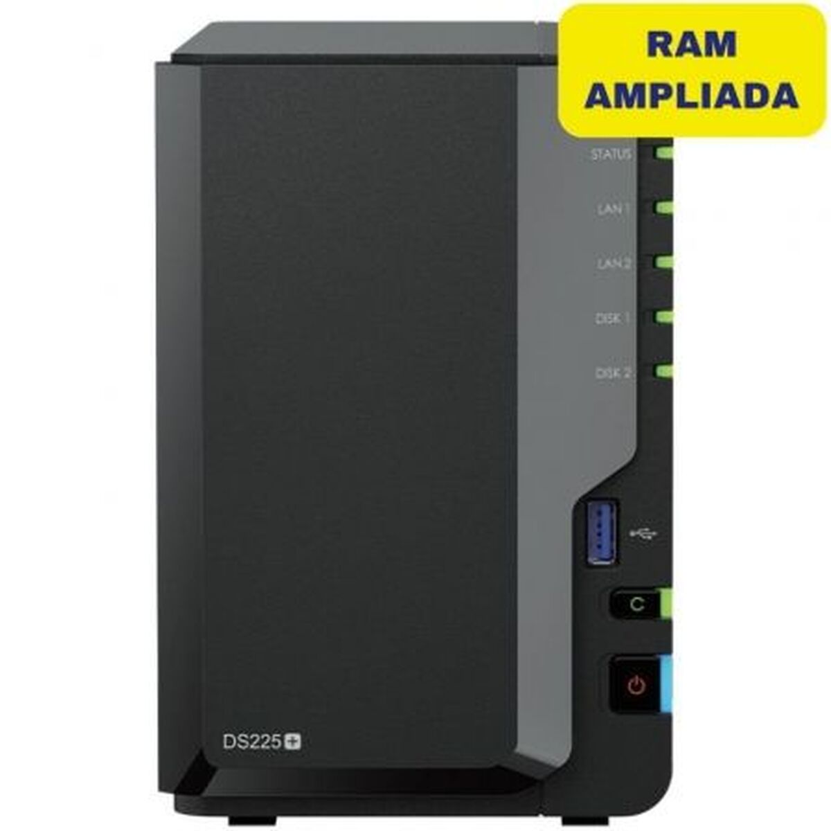 Stocare în Rețea NAS Synology DS225+/6G Negru