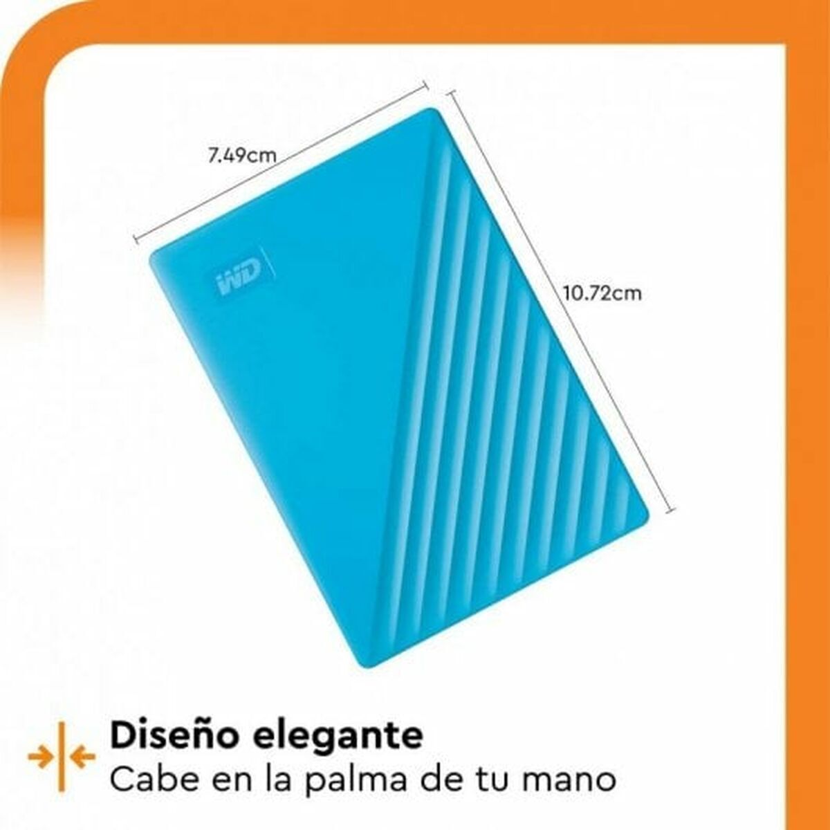 Hard Disk Western Digital My Passport Albastru 2 TB HDD