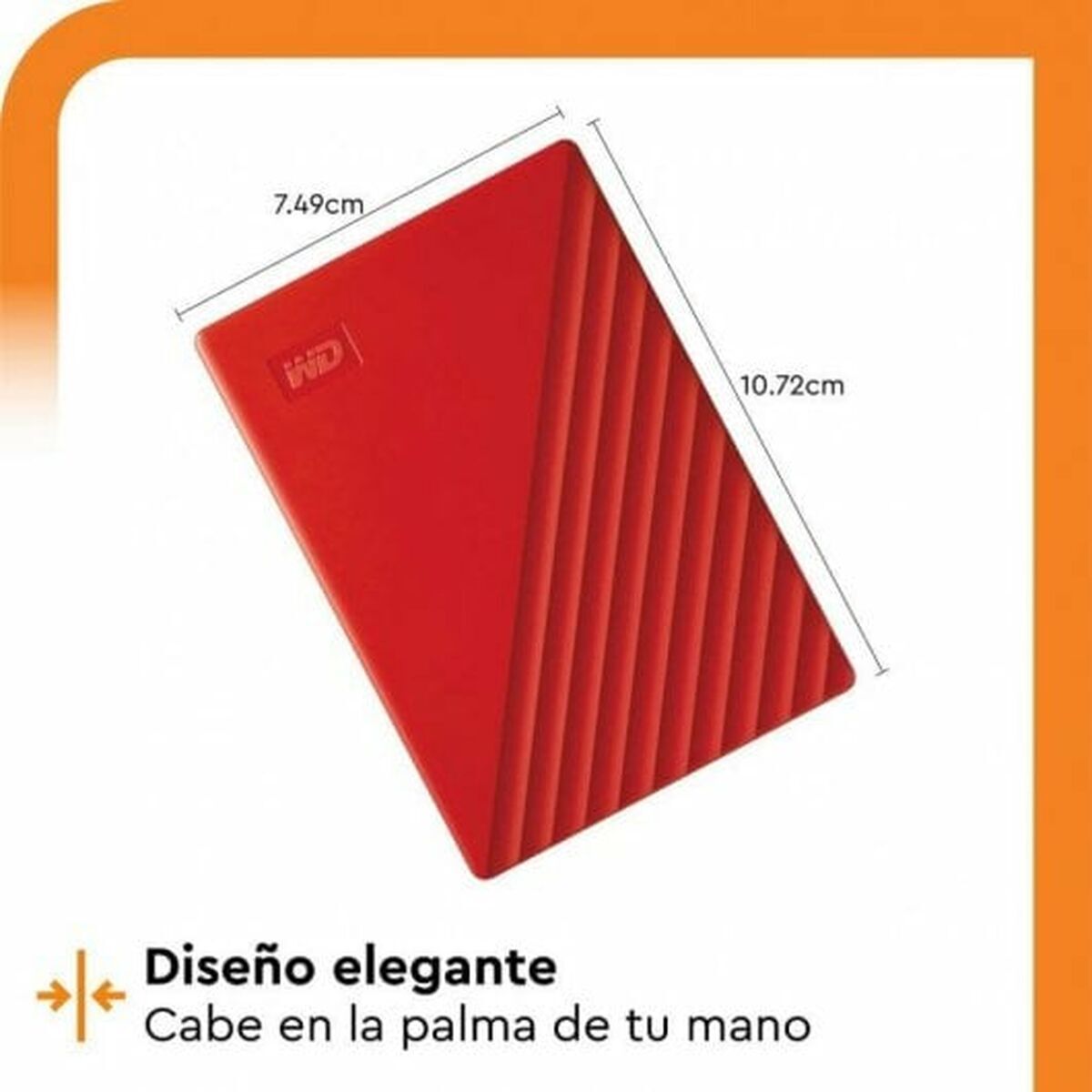 Hard Disk Western Digital My Passport Roșu 2 TB HDD