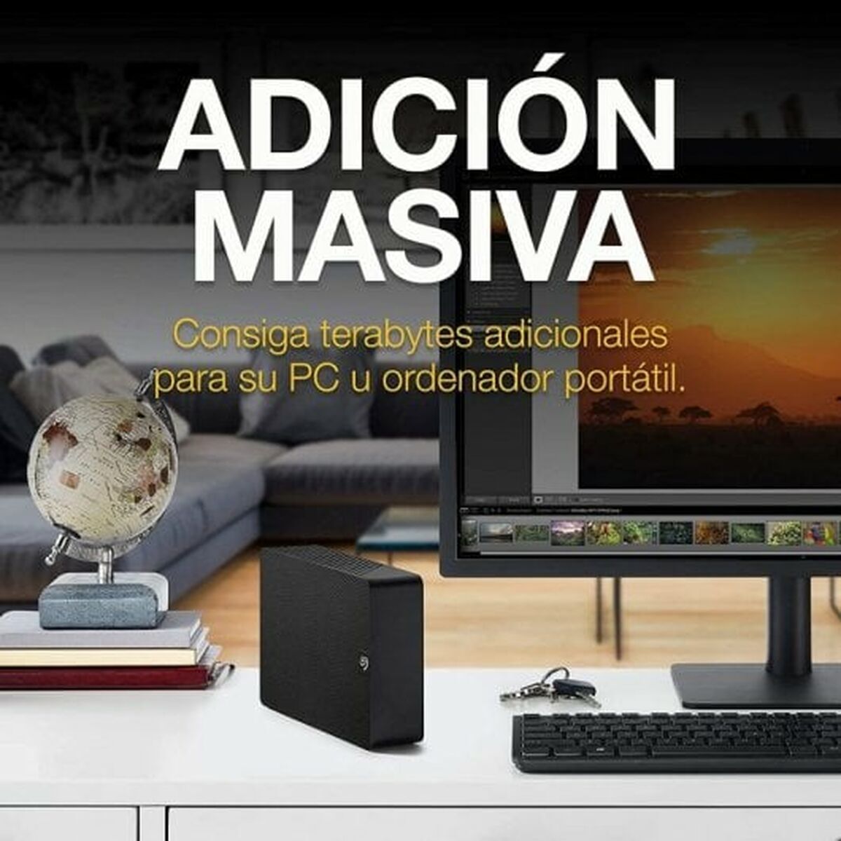 Hard disk Extern Seagate STKP12000400 Negru 12 TB