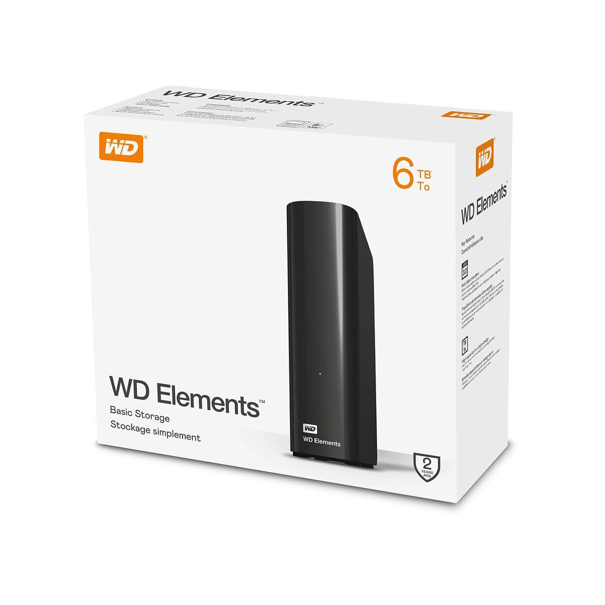 Hard disk Extern Western Digital WDBWLG0060HBK Negru 6 TB 6 TB HDD